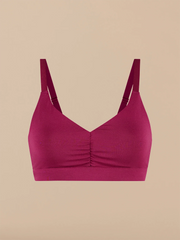 Curvy UltraModal™ FeelFree Ruched Bralette | Plum