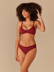 UltraModal™ Lace Triangle Bralette | Cabernet
