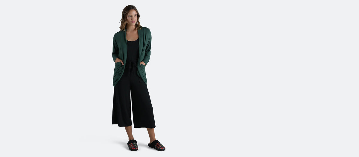 UltraModal™ Cocoon Cardigan | Pine Green