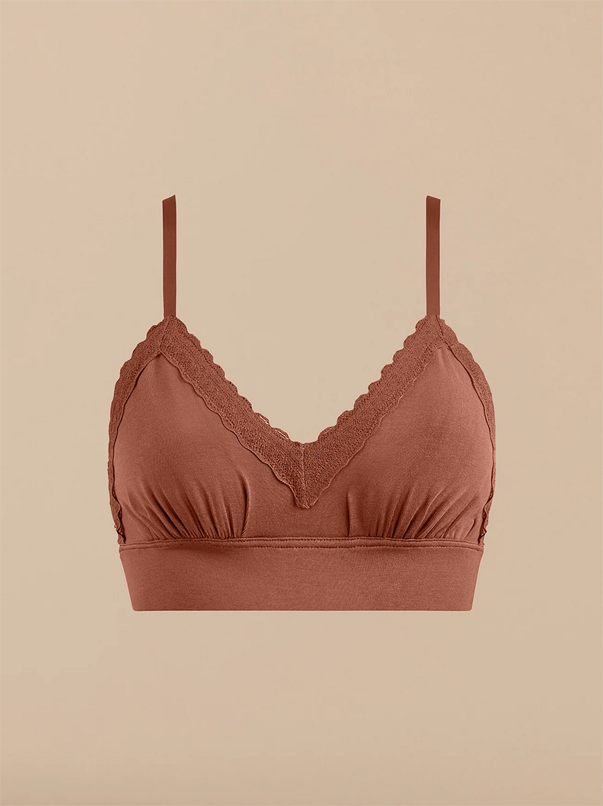 UltraModal™ Lace Plunge Bralette | Cedar Wood