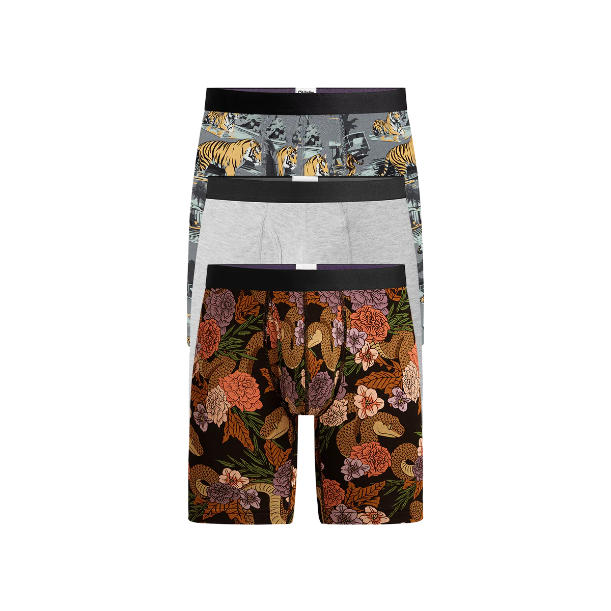 UltraModal™ Core Long Boxer Brief w/ Fly 3-Pack | Untamed Pack