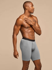 UltraModal™ Core Long Boxer Brief w/ Fly | Stone