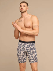 UltraModal™ Core Long Boxer Brief w/ Fly | Grey Heatwave