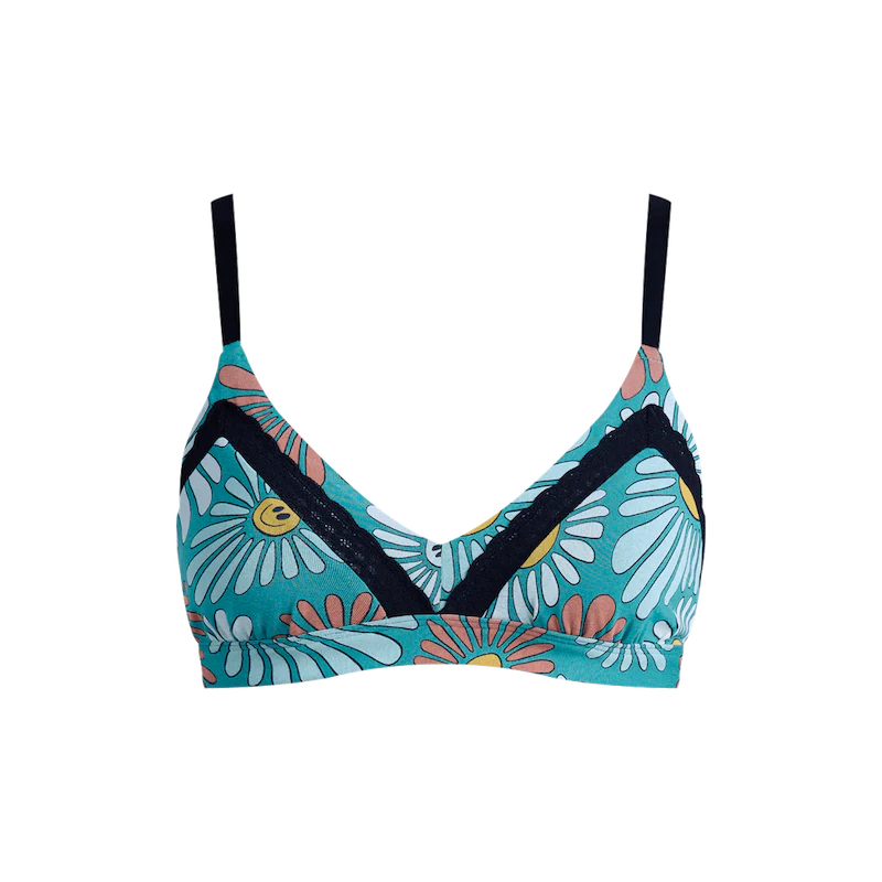UltraModal™ Lace Triangle Bralette | Disco Daisies