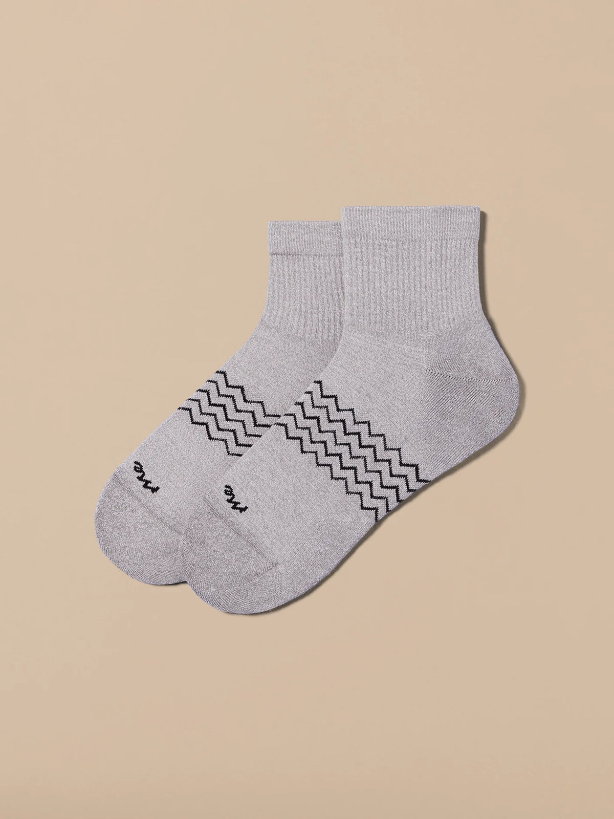 Essential Quarter Sock | Heather Grey