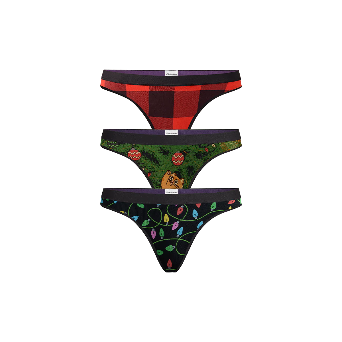 UltraModal™ Core Thong 3-Pack | Meowy Christmas Pack