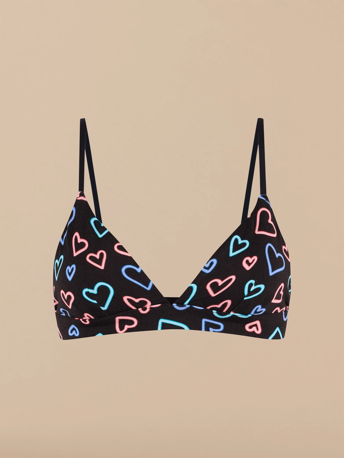 UltraModal™ FeelFree Triangle Bralette | Electric Hearts 2.0