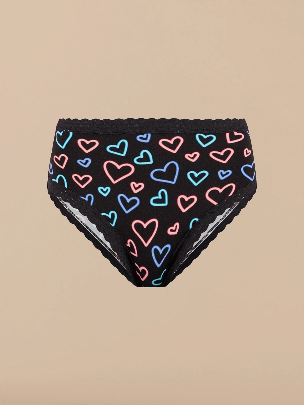UltraModal™ Lace High-Waisted Cheeky Bikini | Electric Hearts 2.0