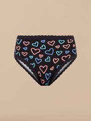 UltraModal™ Lace High-Waisted Cheeky Bikini | Electric Hearts 2.0
