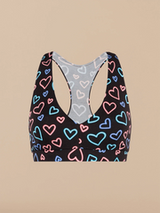 UltraModal™ FeelFree Racerback Bralette | Electric Hearts 2.0