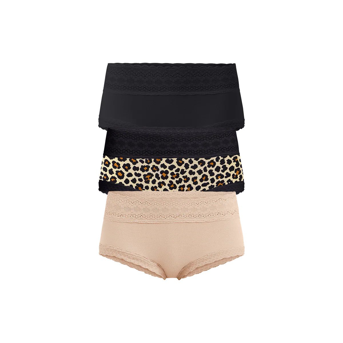 UltraModal™ Lace Hipster 3-Pack | Wild Cat Pack