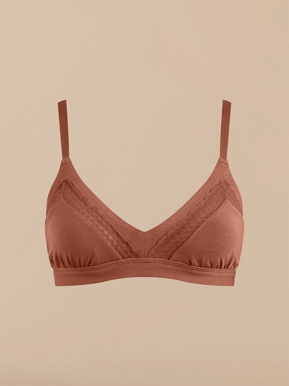 UltraModal™ Lace Triangle Bralette | Cedar Wood