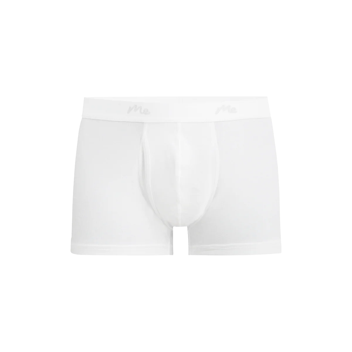 Stretch Cotton Trunk w/ Fly | White
