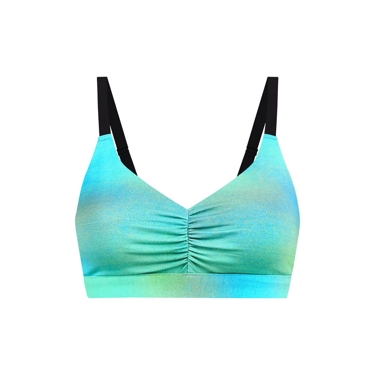 Curvy UltraModal™ FeelFree Ruched Bralette | Airbrush Green