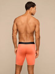 Breathe Long Boxer Brief w/ Fly | Coral