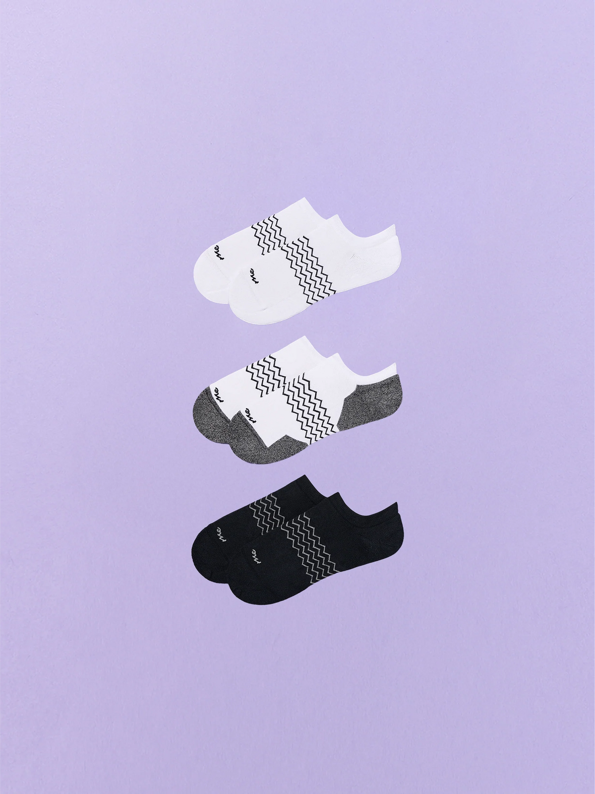 Essential Ankle Sock 3-Pack | White/White Stripe/Black Pack