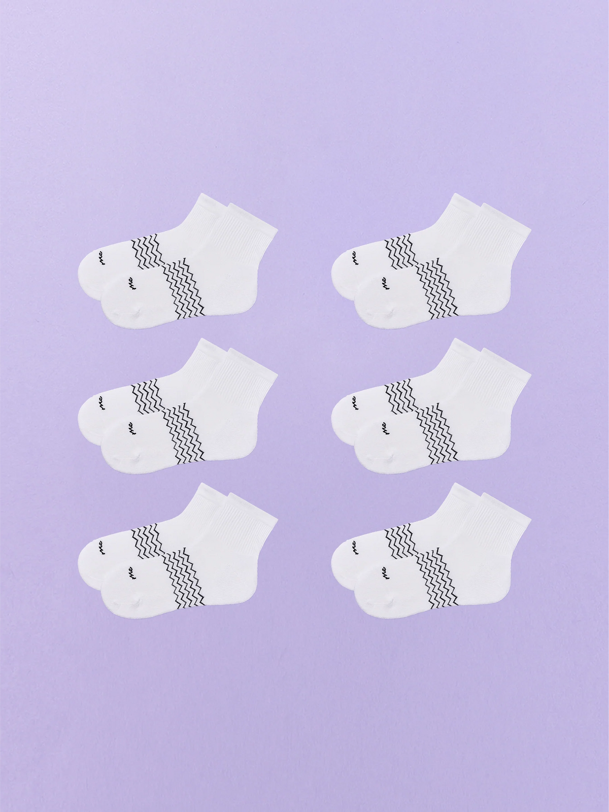 Essential Quarter Sock 6-Pack | White Pack