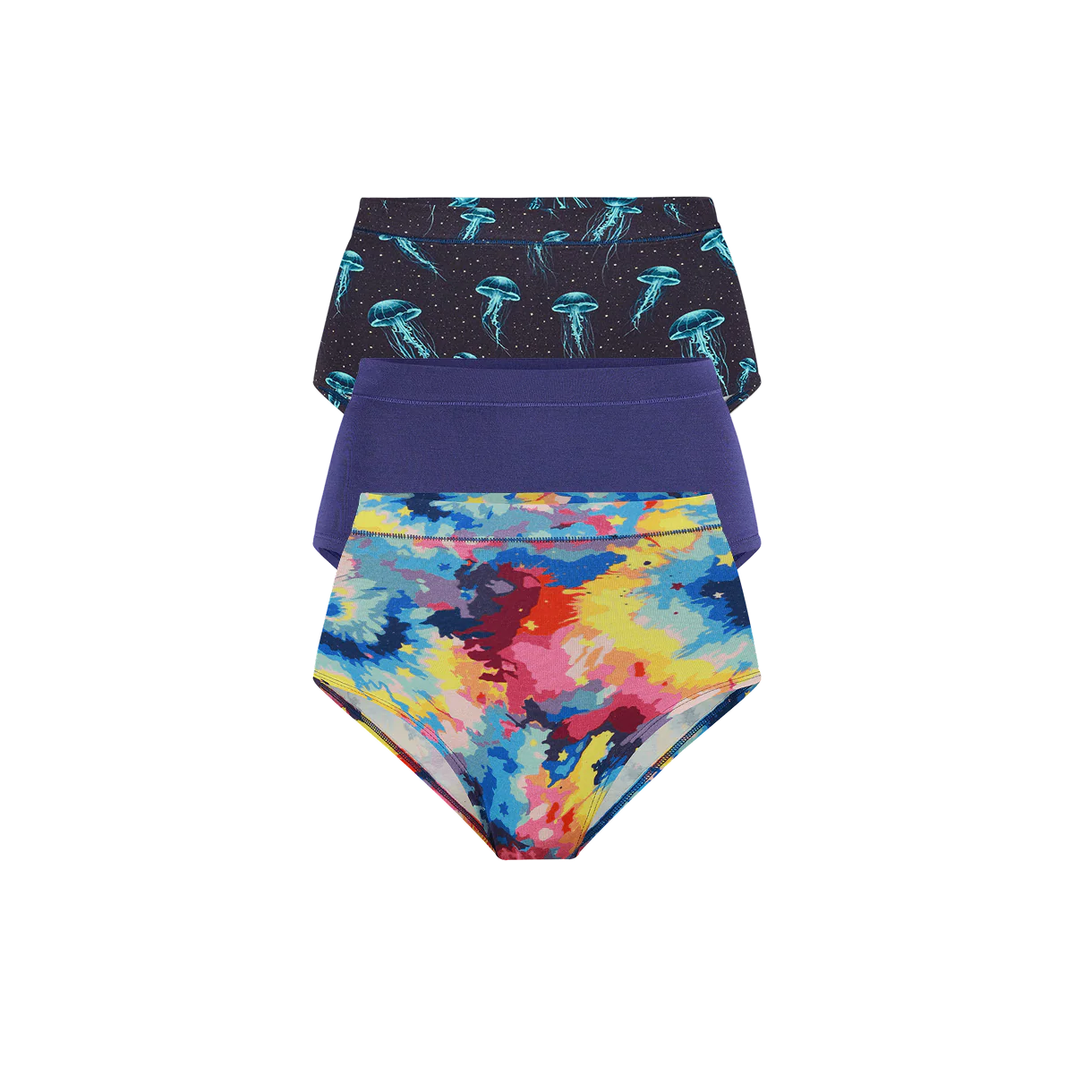 UltraModal™ FeelFree High-Waisted Cheeky 3-Pack | Cosmic Drift Pack