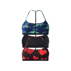 UltraModal™ Core T-Back Bralette 3-Pack | Saur in Love Pack