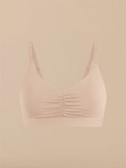 Curvy UltraModal™ FeelFree Ruched Bralette | Sand Dune/Sand Dune