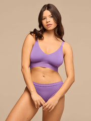 UltraModal™ Lace Longline Bralette | Purple