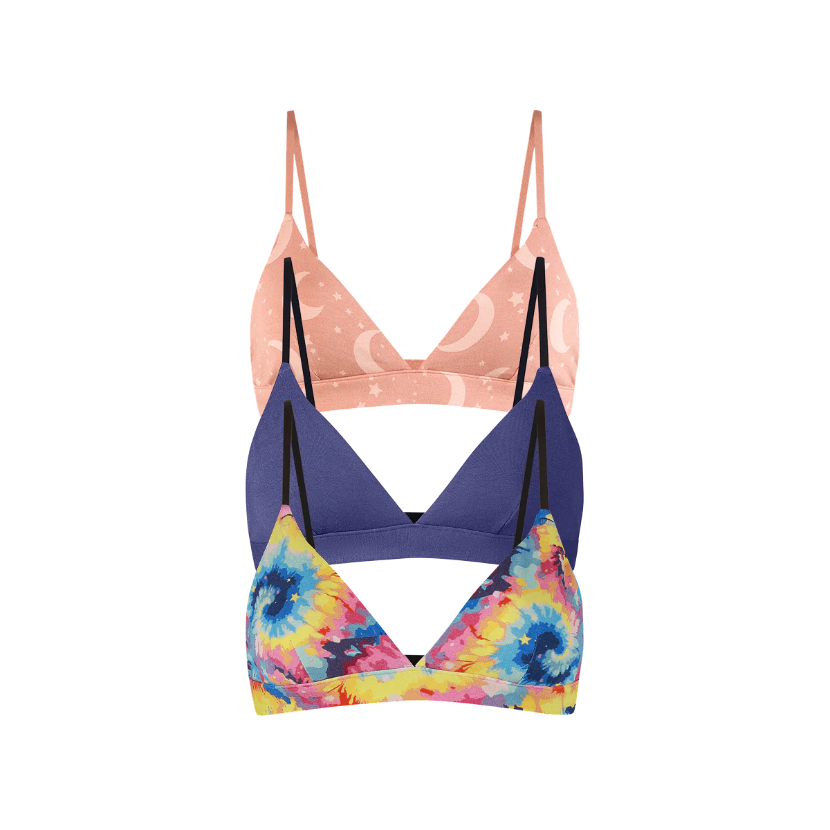UltraModal™ FeelFree Triangle Bralette 3-Pack | Cosmic Pack