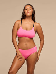 Breathe Racerback Bralette | Knockout Pink
