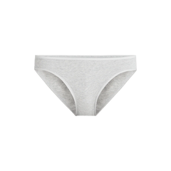 Stretch Cotton Bikini | Heather Grey
