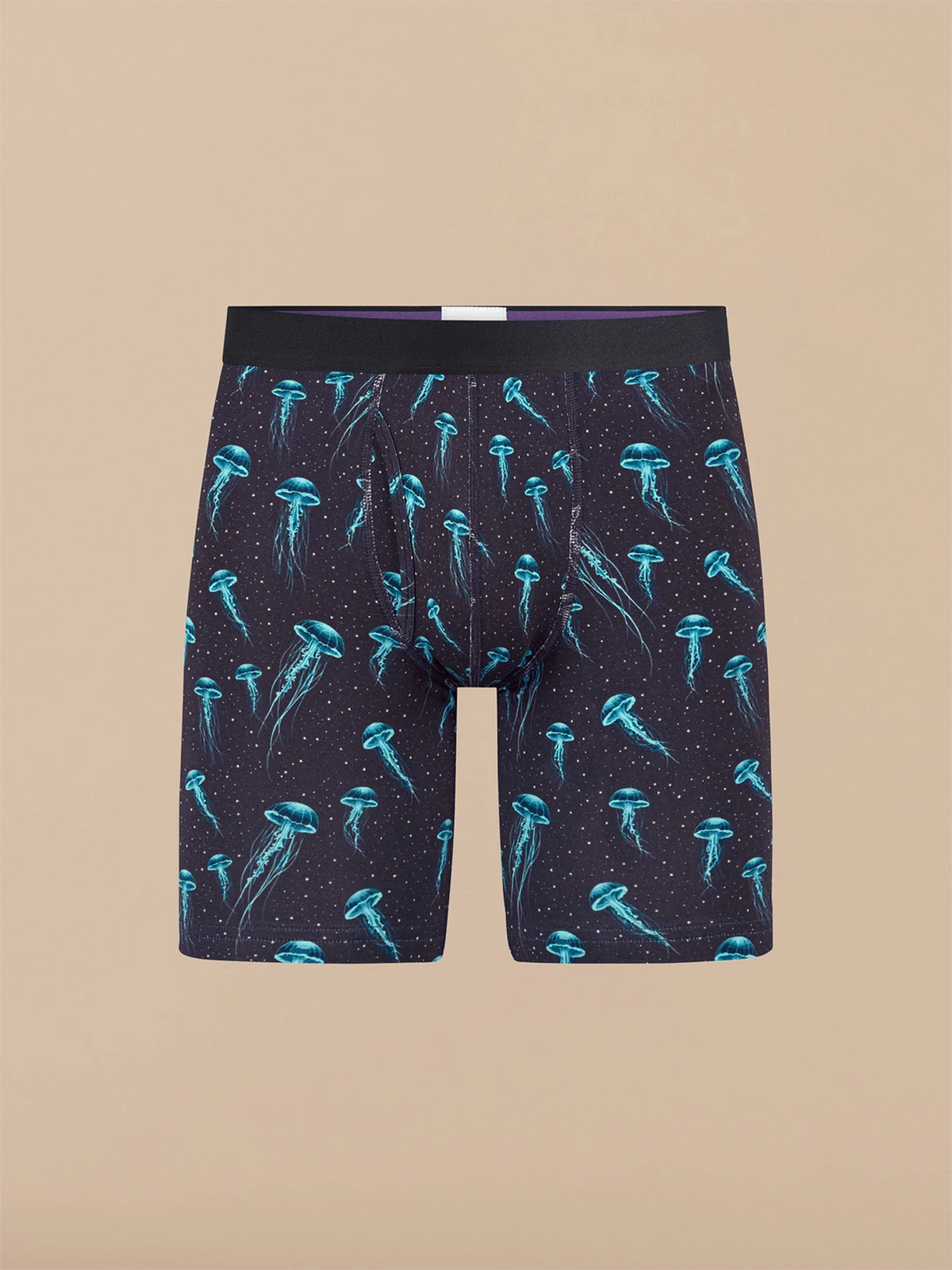 UltraModal™ Core Ball Caddy™ Long Boxer Brief w/ Fly | Starry Jellies