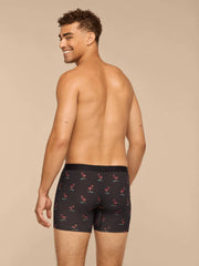 UltraModal™ Core Boxer Brief w/ Fly | Night Flamingos