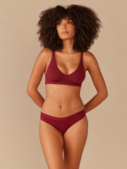 UltraModal™ FeelFree Longline Bralette | Cabernet/Cabernet
