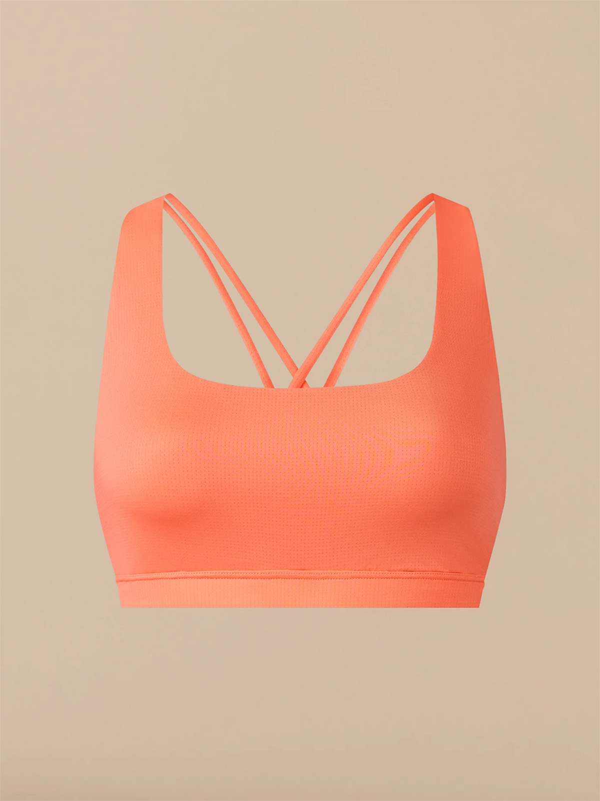 Breathe Strappy Back Bralette | Coral