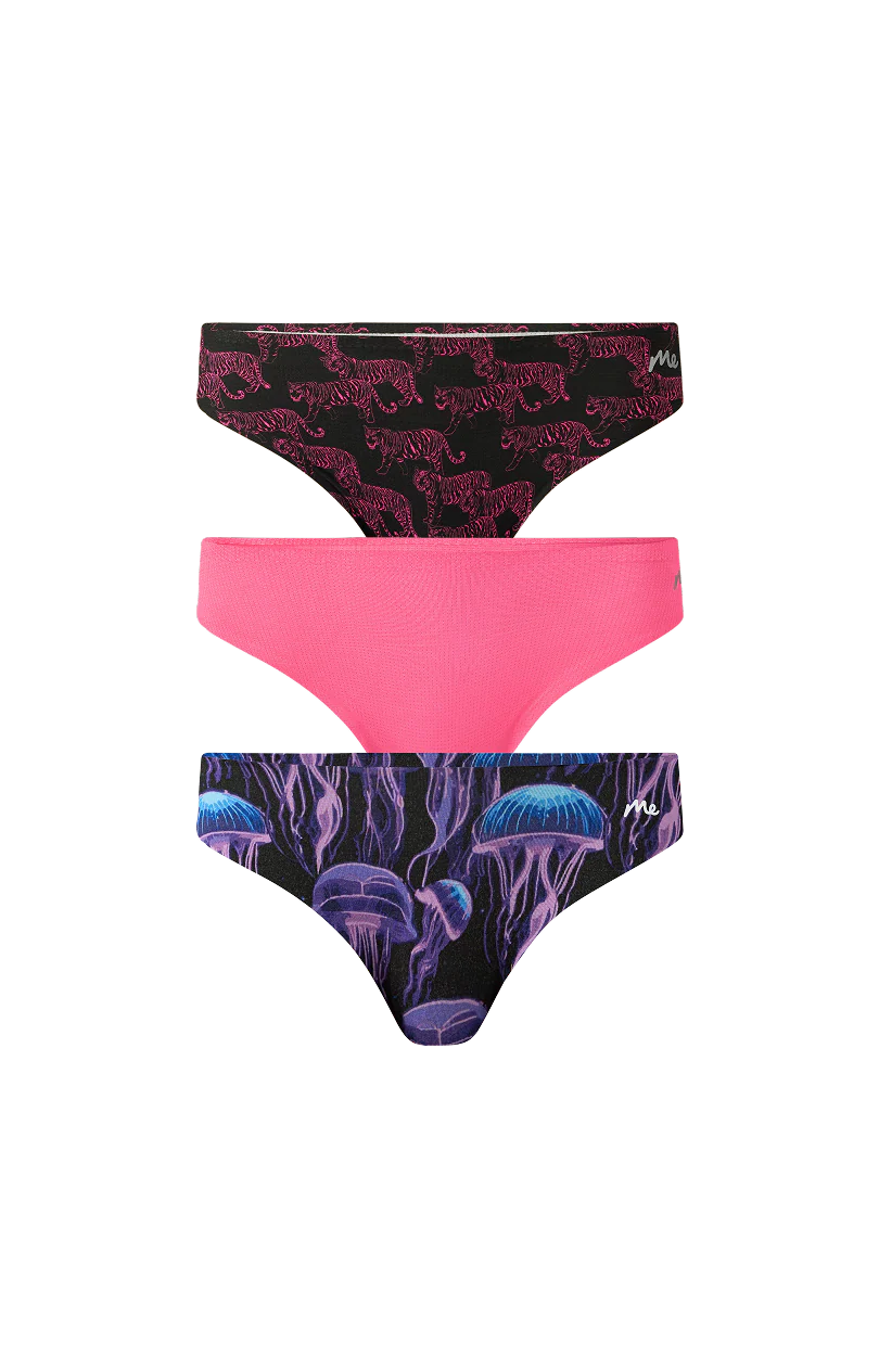 Breathe Thong 3-Pack | Wild Life Pack