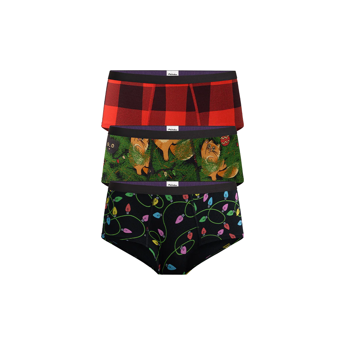 UltraModal™ Core Cheeky Brief 3-Pack | Meowy Christmas Pack