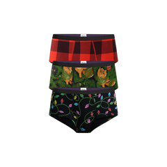 UltraModal™ Core Cheeky Brief 3-Pack | Meowy Christmas Pack