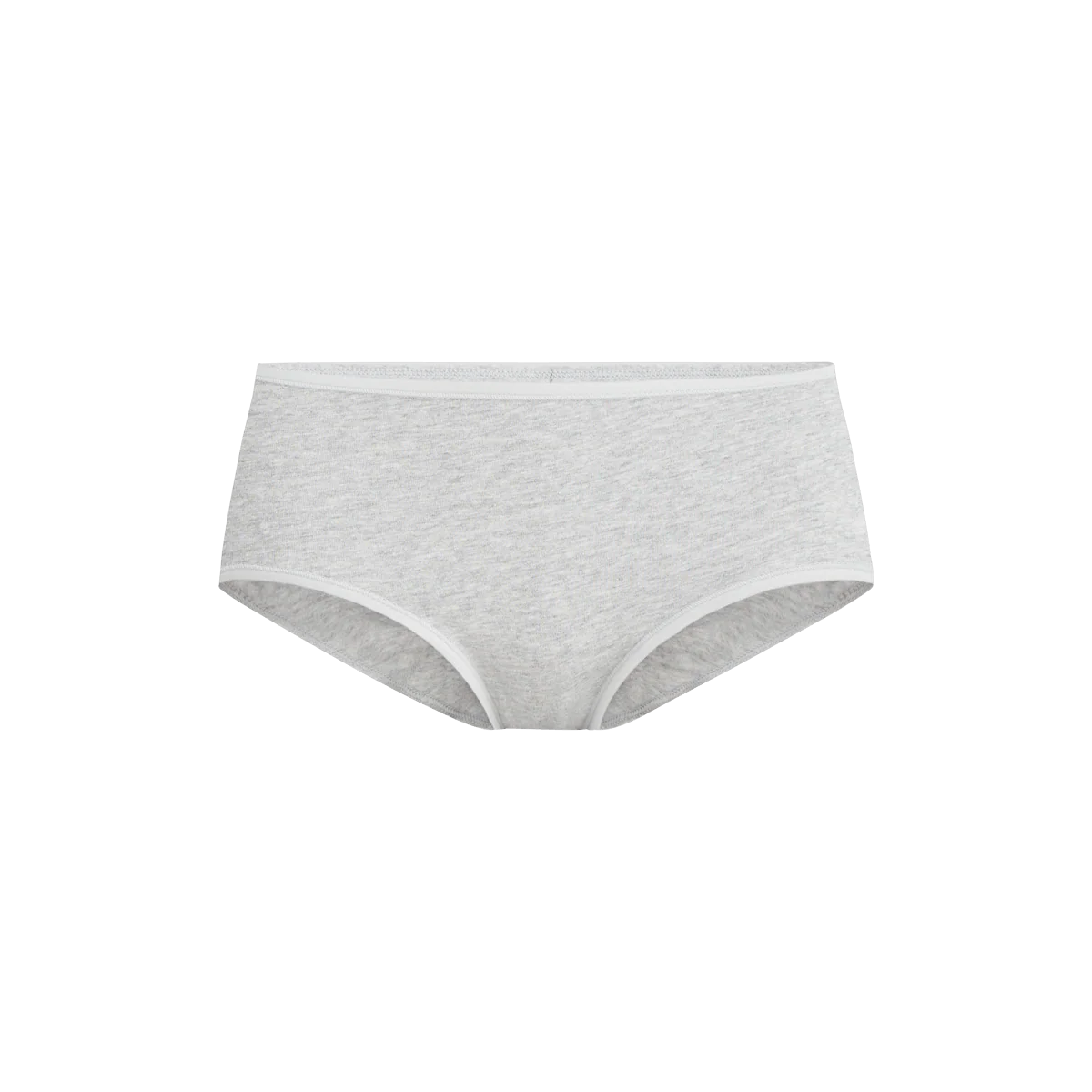 Stretch Cotton Hipster | Heather Grey