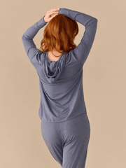 UltraModal™ Pullover Lounge Hoodie - Women's | Heather Navy