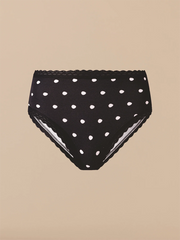 UltraModal™ Lace High-Waisted Cheeky Bikini | Polka Dots