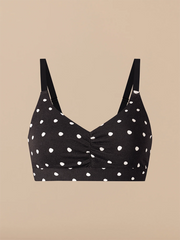 Curvy UltraModal™ FeelFree Ruched Bralette | Polka Dots