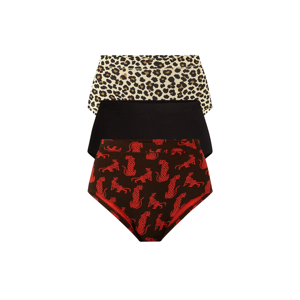 UltraModal™ FeelFree High-Waisted Cheeky 3-Pack | Wild Cat Pack