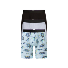 UltraModal™ Core Long Boxer Brief w/ Fly 3-Pack | Psycheshellic Pack