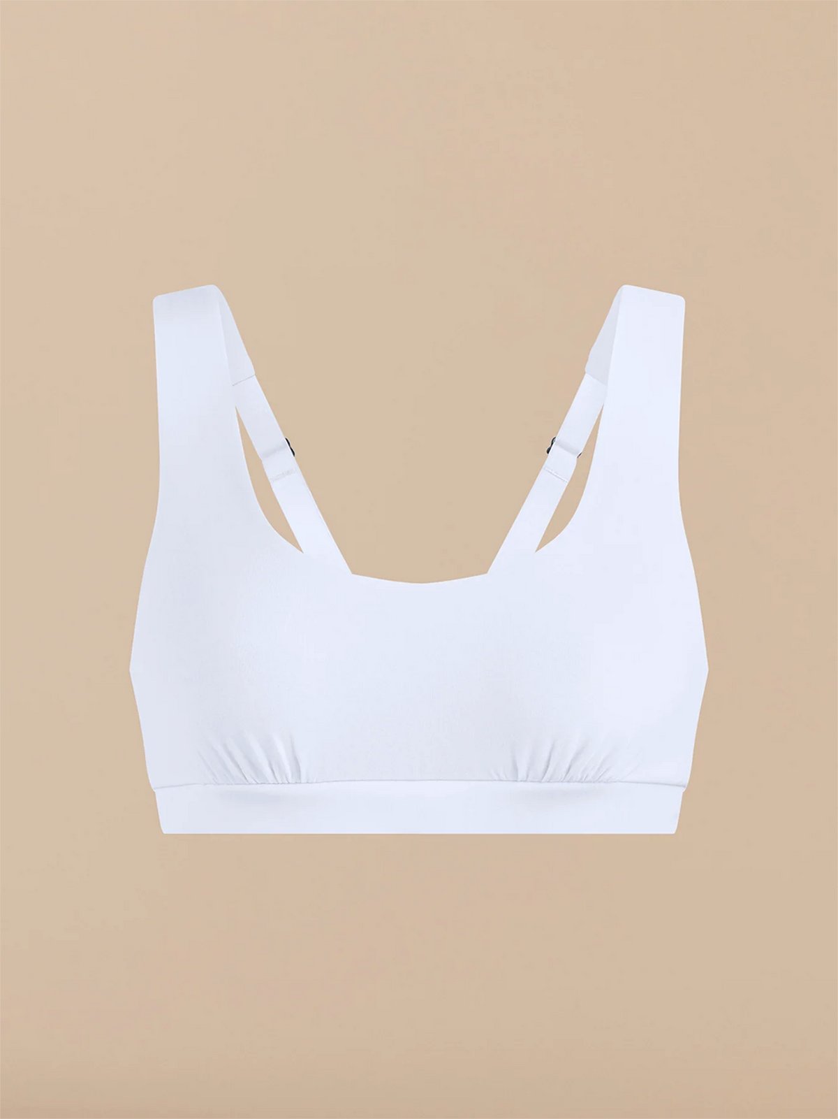 UltraModal™ FeelFree Square Neck Bralette | White/White