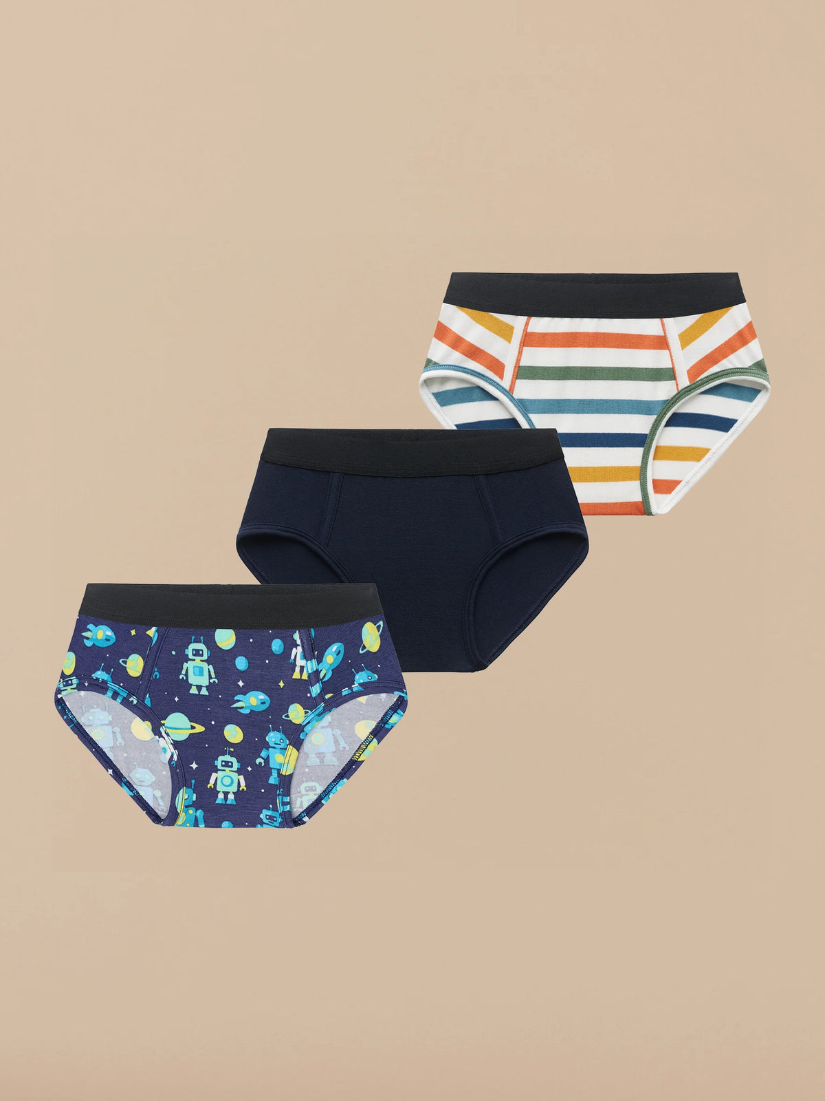 UltraModal™ Kids Core Boys Brief 3-Pack | Robots