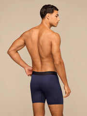 Breathe Breathe Ball Caddy Boxer Brief w/ Fly | Dark Sapphire