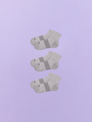 Essential Quarter Sock 3-Pack | Heather Grey Pack