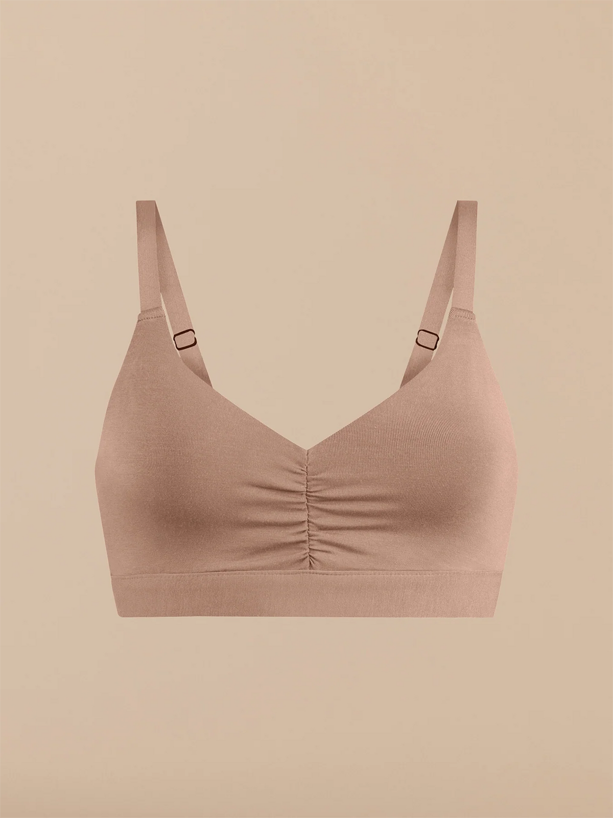 Curvy UltraModal™ FeelFree Ruched Bralette | Cocoa