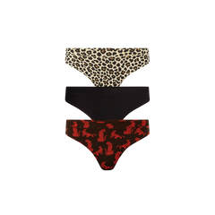 UltraModal™ FeelFree Thong 3-Pack | Wild Cat Pack