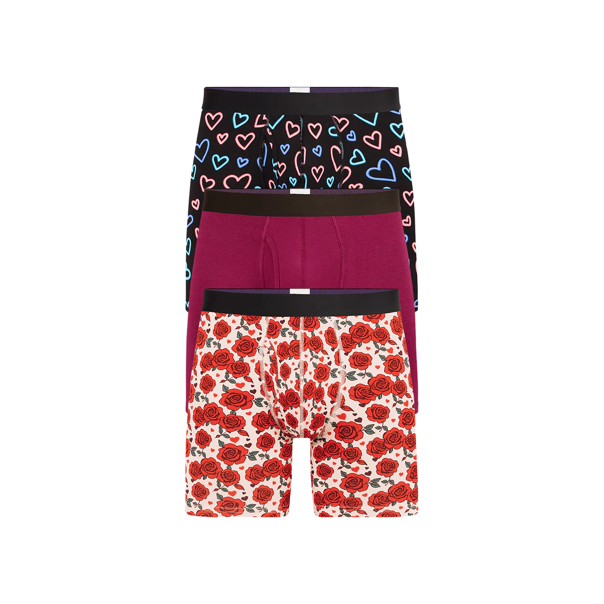 UltraModal™ Core Ball Caddy™ Boxer Brief w/ Fly 3-Pack | Electric Love Pack